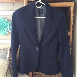 Navy gap one button blazer